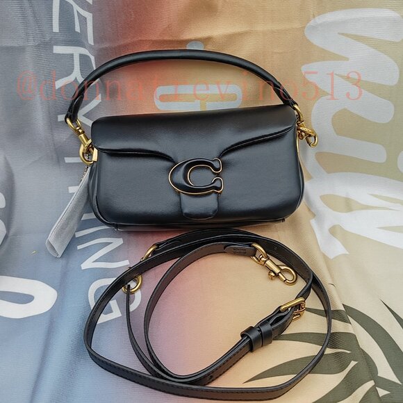 Coach Pillow Tabby Crossbody Bag 20 black - Picture 1 of 16